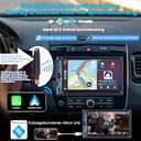 iFreGo 2 Din Radio mit Wireless Carplay und Android Auto Autoradio mit Bildschirm Touchscreen, Bluetooth, AM/FM Radio,7 LED Farben,Mirror Link,Autoradio mit Rückfahrkamera,RDS,USB - 2