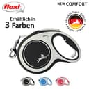 flexi® Comfort L Gurt 8 m schwarz, Roll-Leine für Hunde bis 50 kg - 5