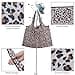 FenFang Bolsa de la Compra Plegable Grande, Bolsa de la Compra Reutilizable, Shopping Bag Tela, Bolsas de Compra Supermercado, Portátil, Estable, Lavable, Resistente, Ecológica, 56 X 67 cm (Caqui) - 4