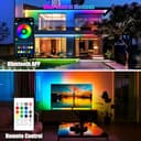 5.5M LED TV Retroilluminazione Strisce, per TV da 75-85 Pollici, Striscia LED Sincronizzazione Musicale con APP & Telecomando Controllo, Alimentazione USB, per Adatto a PC Monitore e Camera da Letto - 5