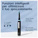 Oral-B Spazzolino Elettrico Ricaricabile iO 3 Nero, 1 Spazzolino Elettrico, 1 Testina Di Ricambio, Custodia Da Viaggio + Dentifricio Oral-B Advanced Protezione Gengive, Pulizia Denti Efficace - 6