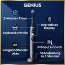 Oral-B iO Series 9 Elektrische Zahnbürste — Electric Toothbrush, Inkl. 3 Aufsteckbürsten — 7 Modi für Zahnpflege, CHIP Testsieger (11/25), Designed by Braun, Schwarz - 5