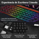 WIWU Funda Teclado para iPad Pro 13 M4/M5 2024/2025 Carcasa Magnética 3 en 1 Desmontable Teclado con Touchpad Soporte Ajustable Teclas Retroiluminadas 7 Colores (Negro, iPad Pro 13"(M4/M5 2024/2025) - 5