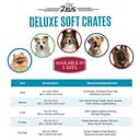 ZEUS Deluxe Weiche Haustierbox mit Aufbewahrungsbox, ideal für Reisen und Training, groß, Grau/Schwarz - 3