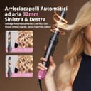 CrazyMar Spazzola Ad Aria Calda,7 in 1 Air Styler&Spazzola Asciugacapelli,110000 RPM Phon Capelli,Ferro Arricciacapelli,Piastra per Capelli,per lo Volumizzazione,Arricciatura e Lisciatura - 6