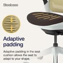 Steelcase Series 1 Ergonomic Office Chair With LiveBack Lumbar Support, 4D Armests, Adjustable Headrest Beige/Moleskin; Made in Europe - 8