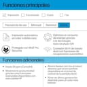 HP Color LaserJet Pro 3302sdw 499Q6F, Impresora Laser A4 Multifunción a Doble Cara automática, Escaner, Copiadora (25ppm, Wi-Fi Direct, Procesador 1,2 GHz, Memoria 512MB, Smart App) Blanca y Azul - 3