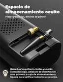 Oasser Compresor Aire Portatil 6000mAh 150PSI Inflador Ruedas Coche Pequeño Pantalla LCD Doble Visualización Cable Encendedor 3M Parada Automática Bolsa Almacenamiento para Coche Moto Bicicleta Bola - 8