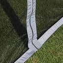 Outsunny Cenador de Jardín 4x3 m, Pabellón de Jardín Gazebo con Doble Techo, 4 Cortinas y Mosquitera, Marco de Aluminio, Orificios de Drenaje, UPF50+, Carpa para Exterior, Terraza, Patio, Gris - 8