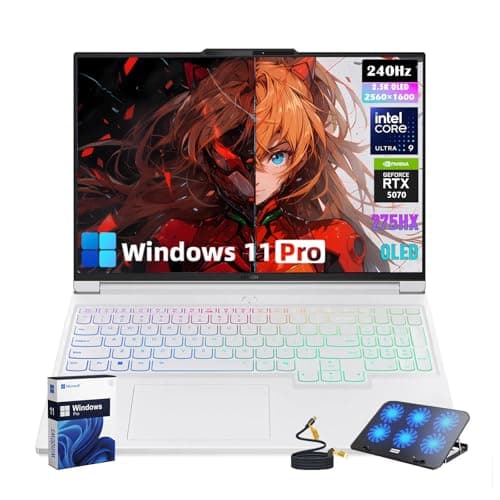 Lenovo Legion 7i Gaming Laptop, 16'' 2.5K OLED 240Hz 500 nits (2560 x 1600), Intel-15 Core Ultra 9 275HX(24 Core), NVIDIA GeForce RTX 5070, 8GB GDDR7, Wi-Fi 7, 3D Audio, Win11 Pro, 32 GB RAM + 1 TB