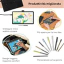 Wacom One 14 Tavoletta grafica con display – 14″ Full HD con penna senza batteria, display antiriflesso & software incluso – Compatibile con Windows, macOS & ChromeOS - 3