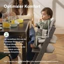 Stokke Tripp Trapp Hochstuhl, Natural - Inklusive Stuhl + Baby Set2 für Kinder von 6-36 Monaten - Verstellbar, ergonomisch & leicht zu reinigen - 6