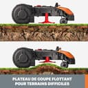 WORX Robot cortacésped Landroid L1000 20V Máx. | para Superficies de hasta 1000m2 | WR147E.1 | Navegación Inteligente | Cut to Edge 2,6 cm del Brode | Pendientes de hasta el 35% - 8