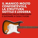 Squier by Fender Debut Collection Stratocaster Chitarra Elettrica, Tastiera in Laurel, Battipenna Bianco, Sunburst a 2 Colori - 3