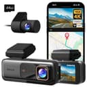 BOTSLAB Dashcam Auto Vorne Hinten, 4K Dashcam Auto GPS mit WiFi, Dual Autokamera mit 64GB SD Karte, ADAS, Nachtsicht, 170°Weitwinkel, WDR, 2,45" IPS, 24/7 Parküberwachung, Loop-Aufnahme - 1