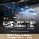 dreame Aqua10 Ultra Roller Complete Robot Vacuum Cleaner with Mop, 30,000Pa, Clears 8cm Obstacles, Roller Self-Cleaning, Carpet Protection, Auto-Empty,100% Detangling, Avoids 240+ Objects, White - 7