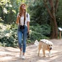 Pecute Correa Perro Extensible,Correas Flexi 10 Metros con Costuras Reflectantes Lluminosas para Perros Medianos y Grandes,Trela cao Extensível con Bolsa de Basura,hasta 50KG - 8