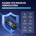 Alimentatore Microsoft Surface 65W Caricatore per Microsoft Surface Pro 11/10/9/8/7+/7/6/5/4/3/X, Surface Laptop 7/6/5/4/3/2/1,Surface Book 3/2/1, Surface Go 4/3/2/1, Con porta USB da 5V 1A - 2