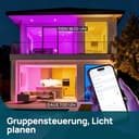 Linkind Matter E27 Smart LED Lampe 1600lm 14W, RGBTW & Weiß (1800-6500K), ersetzt 100W, 104 Szenen, 2,4GHz, kompatibel mit HomeKit/Alexa/Google/Siri/SmartThings, A67, 2er-Pack - 7