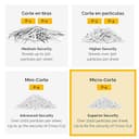 Fellowes LX201 - Trituradora de Papel, microcorte, destruye hasta 12 Hojas, destructora de Papel Uso Personal, Nivel de Seguridad DIN-P5, 100% Anti-Atascos, Papelera 22L, Color Negro - 8