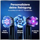 Oral-B iO Series 6 Elektrische Zahnbürste/Electric Toothbrush, 2 Aufsteckbürsten, 5 Putzmodi für Zahnpflege, Display & Reiseetui, Valentinstagsgeschenk für Ihn/Sie, Designed by Braun, black lava - 16