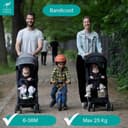 Urban Kanga Bandicoot – Passeggino da viaggio ultracompatto per aereo, leggero e richiudibile con una mano, fino a 22 kg - 2