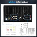 Podofo Carplay 2 Din Car Stereo, 7 Zoll Bluetooth Autoradio, Doppel Din Radio Unterstützung Wireless Android Auto/Touchscreen/Bluetooth 5.1/MirrorLink/FM/USB/AUX/Laden/Fernbedienung + Rückfahrkamera - 8