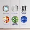 Fridgemaster MS91547DFE Freestanding American Side by side Door Fridge Freezer 547L, Metal Grey, Inverter compressor, Non-Plumbed Water Dispenser, 91 × 178.6 × 64.3 cm (W×H×D) Energy Rating E - 2