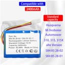 Aousavo (3400 mAh) 584 85 28-02 Replacement Battery Compatible with Husqvarna Automower 310 Model 2015, 2016, 2017, 2018; Automower 315 Model 2015, 2016, 2017, 2018; Automower 315X Battery - 4
