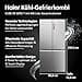 Haier Multi Door Fridge-Freezer Combination 646L I Cube 90 Series 7 HCR79F19ENMM I 4-Door Fridge with Freezer, XXL Capacity & 90.8 cm Width I Ice Cube Maker & No Frost - 2