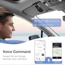 SUNITEC Kit Vivavoce Bluetooth da Auto 5.0,Supporto Siri,Auto ON,Co,nnessione Automatica,Guida Vocale,Musica, 2 Connessioni per Telefoni Contemporaneamente Supporto per Aletta Parasole-BC920SA - 3