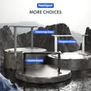 FLEXISPOT Telaio da tavolo regolabile in altezza, doppio motore e gambe a 3 livelli, scrivania regolabile in altezza, telaio con indicatore di altezza LED, 4 posizioni di memoria e protezione contro - 3