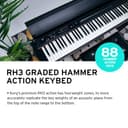 Korg LP-380U - Digital Piano with Stand - White - 6