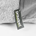 proudpet Cat Pouch Bed Cosy Grey Fleece Pet Igloo Hideaway - 4