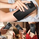 HikerClub for ROG Phone 8 and ROG Phone 8 Pro (2024) Case Transparent Clear PC Back and TPU Silicone Black Slim Thin Soft Edges Shockproof Anti-Slip Bumper Protective Cover - 7