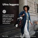 Passeggino Stokke YOYO3 da 6 mesi - Include telaio bianco/cuscino seduta Olive + Capottina - Si ripiega e si apre in un lampo - Leggero e compatto - Compatibile con il bagaglio a mano - 4