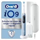Oral-B iO 9 Cepillo de Dientes Eléctrico con Mango Recargable, 1 Cabezal, Estuche de Viaje con Cargador y Funda Magnética, Diseñado por Braun, Regalos Originales para Mujer y Hombre - Azul - 1