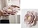 ERERE Scultura da parete moderna in ceramica, arte floreale artigianale, elegante decorazione da appendere for il soggiorno(Pink,15cm) - 5