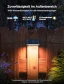 Govee Luces Exterior de Cerca, RGBIC con luz blanca de 4000K, más de 60 modos de escena, resistentes al agua IP65, compatibles con Alexa y Matter, para valla, patio y jardín, paquete de 6 unidades - 3