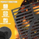 GFTIME Gusseisen Grillrost 66095 Switch Grid Rost-in-Rost System 48 × 67,8cm für Weber Genesis II E-310, S-310, LX E-340/S-340, 310/335, EX315, Gusseisen Switch Grid, Massiver Gussrost - 3