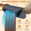 Boquilla alisadora de rizador para Dy-son Airwrap HS01 HS05 HS08, boquilla alisadora alisa y peina el cabello solo con flujo de aire (dorado) - 5