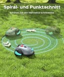 YARDCARE V100 Mähroboter ohne Begrenzungskabel, mit Vision Navigation, Spiralschnitt, 150 Hinderniserkennung, Rasenroboter bis zu 150 m², 4Ah Akku Rasenmäher Roboter mit Kamera, Ersatzklingen - 7
