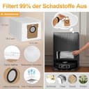 RUKHOOL L20 Ultra Zubehör für Dreame L20 Ultra Complete / L20 Ultra Ersatzteile Zubehörset mit 2 Hauptbürste, 4 Staubbeutel, 6 Seitenbürsten, 4 Wischtücher, 4 Filter, 1 Reinigungsbürste - 5