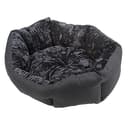 Ferplast Comfortable sofa bed for dogs and cats Ferplast Domino Deluxe soft chenille, 50 x 40 x 18 cm - 1