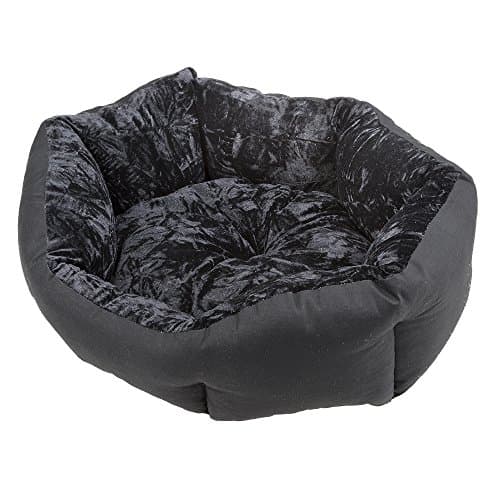 Ferplast Comfortable sofa bed for dogs and cats Ferplast Domino Deluxe soft chenille, 50 x 40 x 18 cm