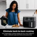 Ninja DZ201 Foodi 6-in-1 2-Basket Air Fryer with DualZone Technology, 8-Quart Capacity, and a Dark Grey Stainless Finish - 2