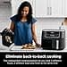 Ninja DZ201 Foodi 6-in-1 2-Basket Air Fryer with DualZone Technology, 8-Quart Capacity, and a Dark Grey Stainless Finish - 2