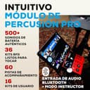 Alesis Nitro Pro XL - Set de Batería Electrónica de 10 Piezas con Parches de Malla Doble Zona, 500+ Sonidos BFD, Bluetooth, Drumeo, MIDI USB - 3