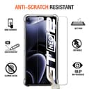 iVoler Klar Hülle für Realme GT Neo 3T / Realme GT Neo 2 / Realme GT 2 mit 3 Stück Panzer Schutz Glas, Dünne Weiche TPU Silikon Transparent Stoßfest Schutzhülle Durchsichtige Kratzfest Handyhülle Case - 3
