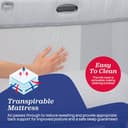 Chicco Next2Me Forever Co-Sleeping Crib and Cot - Suitable from Birth up to 4 Years - 11 Adjustable Height Positions - Air Flow - Toddler Bed Compatible - Ash Grey - 6